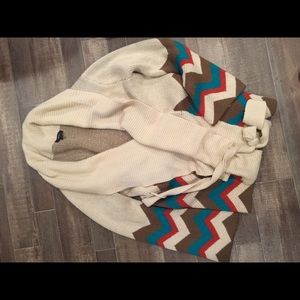 Aztec cardi wrap